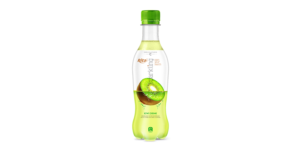 Sparkling Kiwi Flavor Water 400ml Bottle Rita Brand